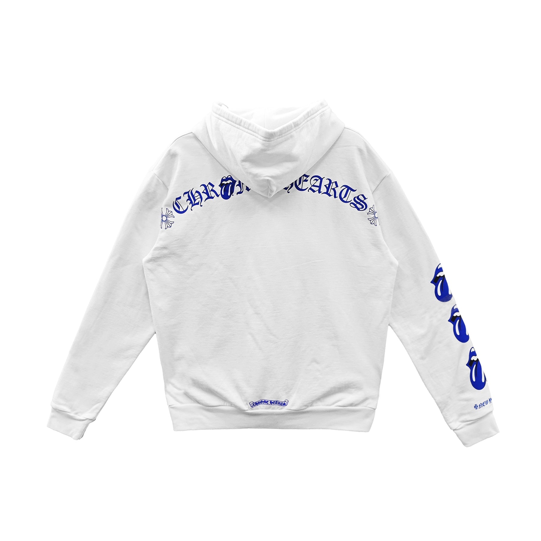 Chrome Hearts Rolling Stones Script Logo Zip Up Hoodie - SRM