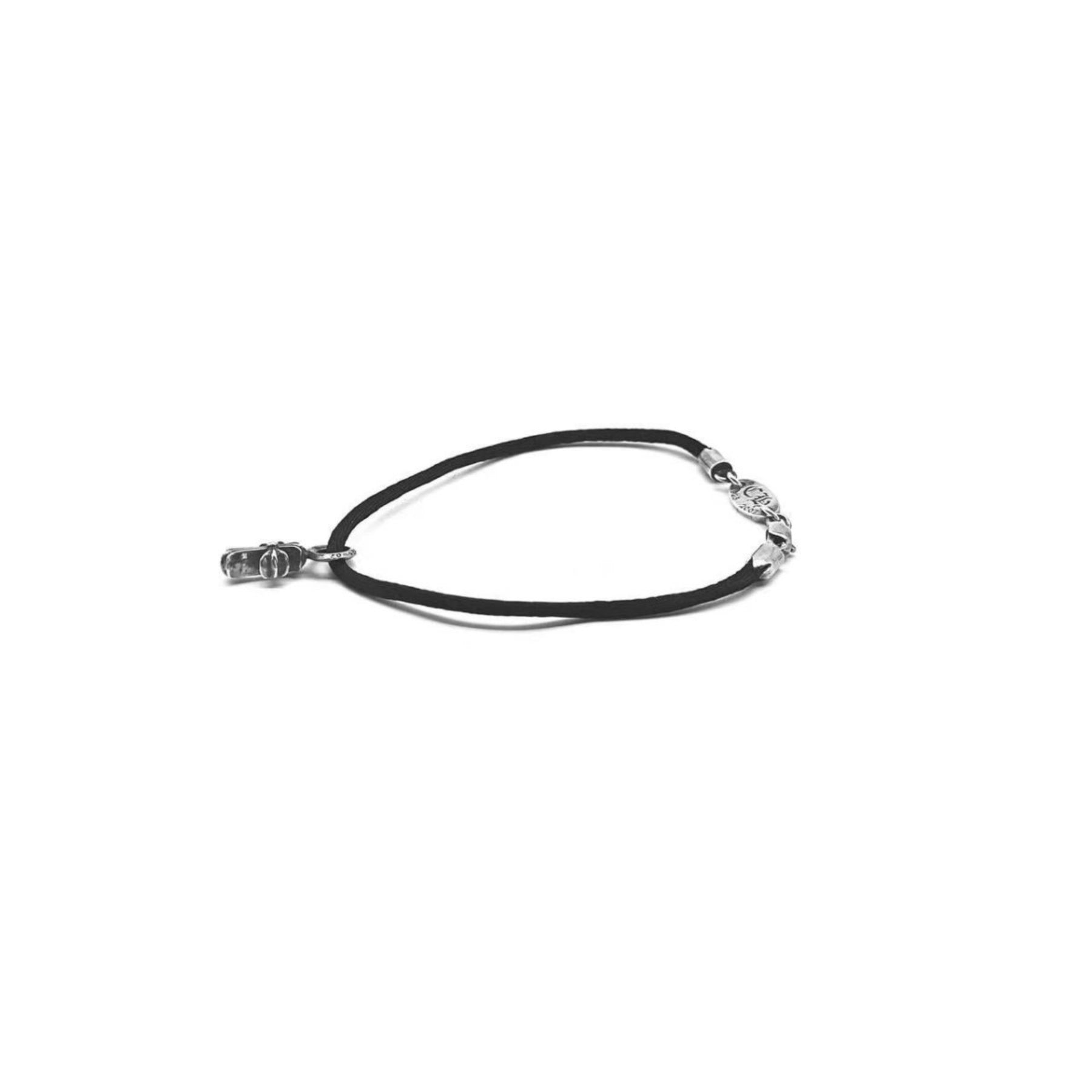 925 シルバー Chrome Hearts クロスペンダント ブラックブレスレット