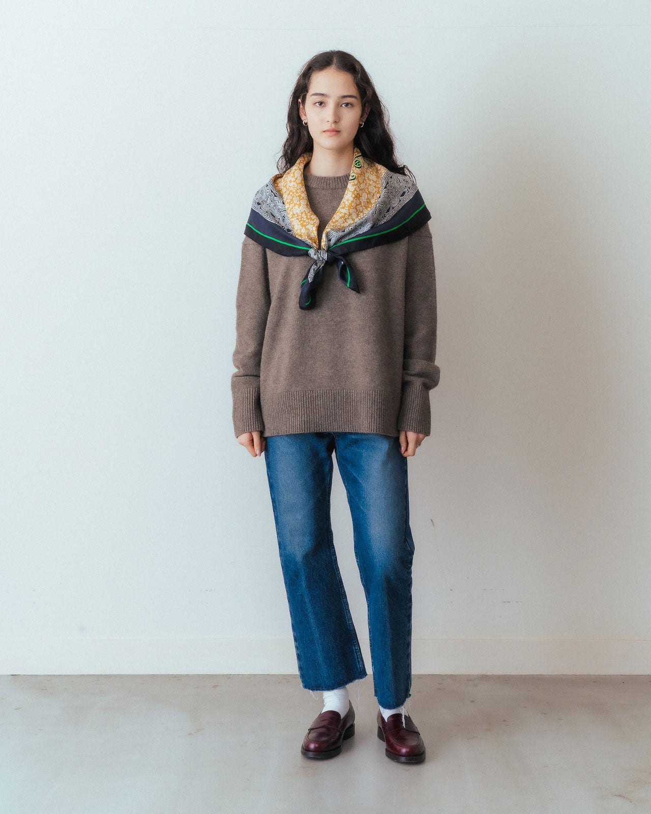 Shinzone（シンゾーン）】THE SHINZONE & CO SILK SCARF スカーフ