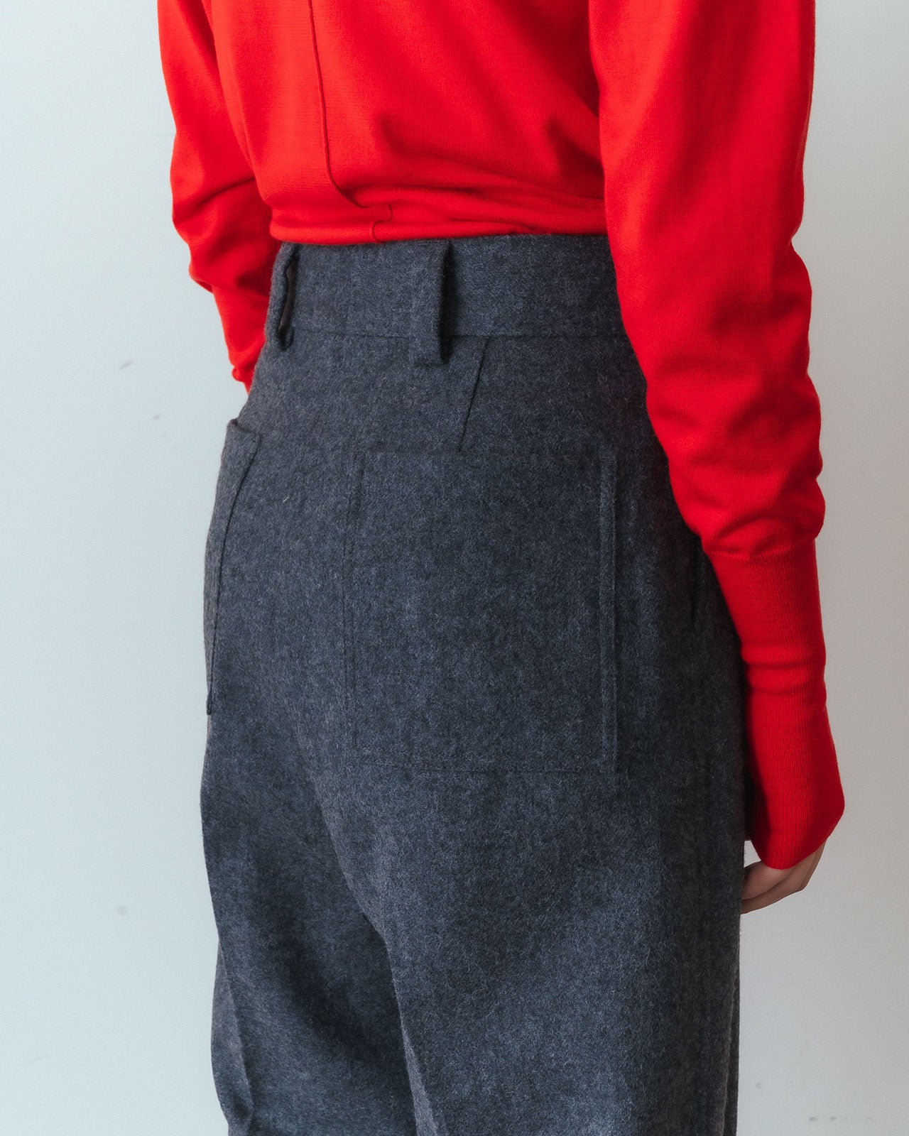 40%OFF】WOOL FLANNEL TOMBOY PANTS – Shinzone