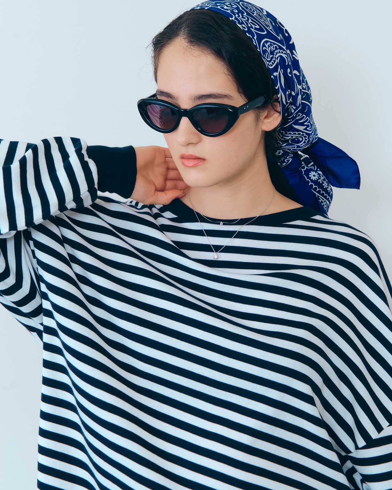 BANDANA PRINTED SILK SCARF – Shinzone