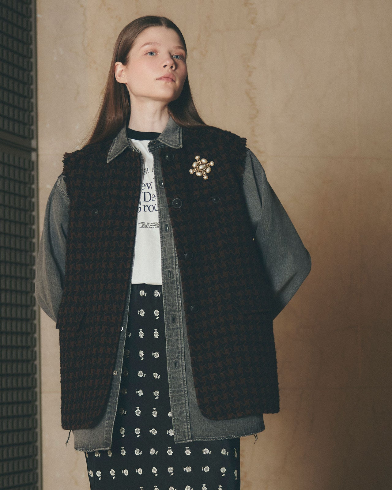 TWEED GILET – Shinzone