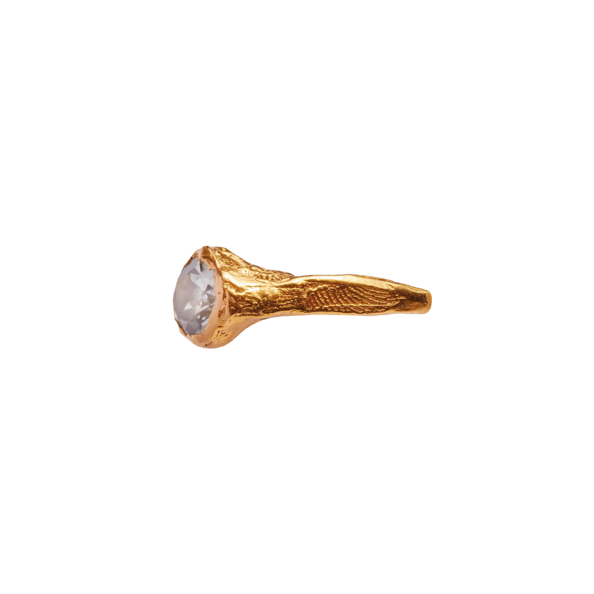 FARO LA MOLA - Handmade gold plated ring | Simuero