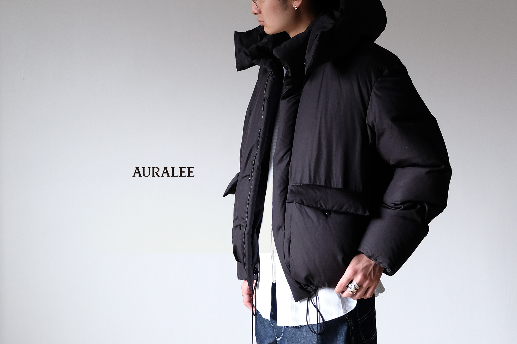 AURALEE｜オーラリー DOWN JACKET - Silver and Gold