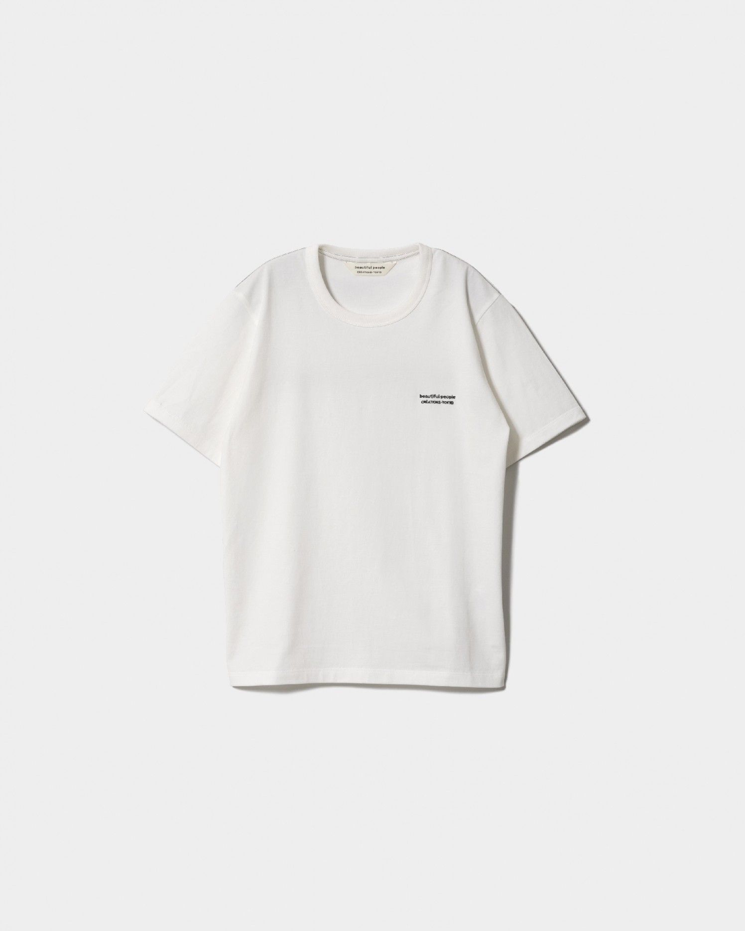 beautiful people - 60/3 jersey outline logo T / アウトライン ロゴT