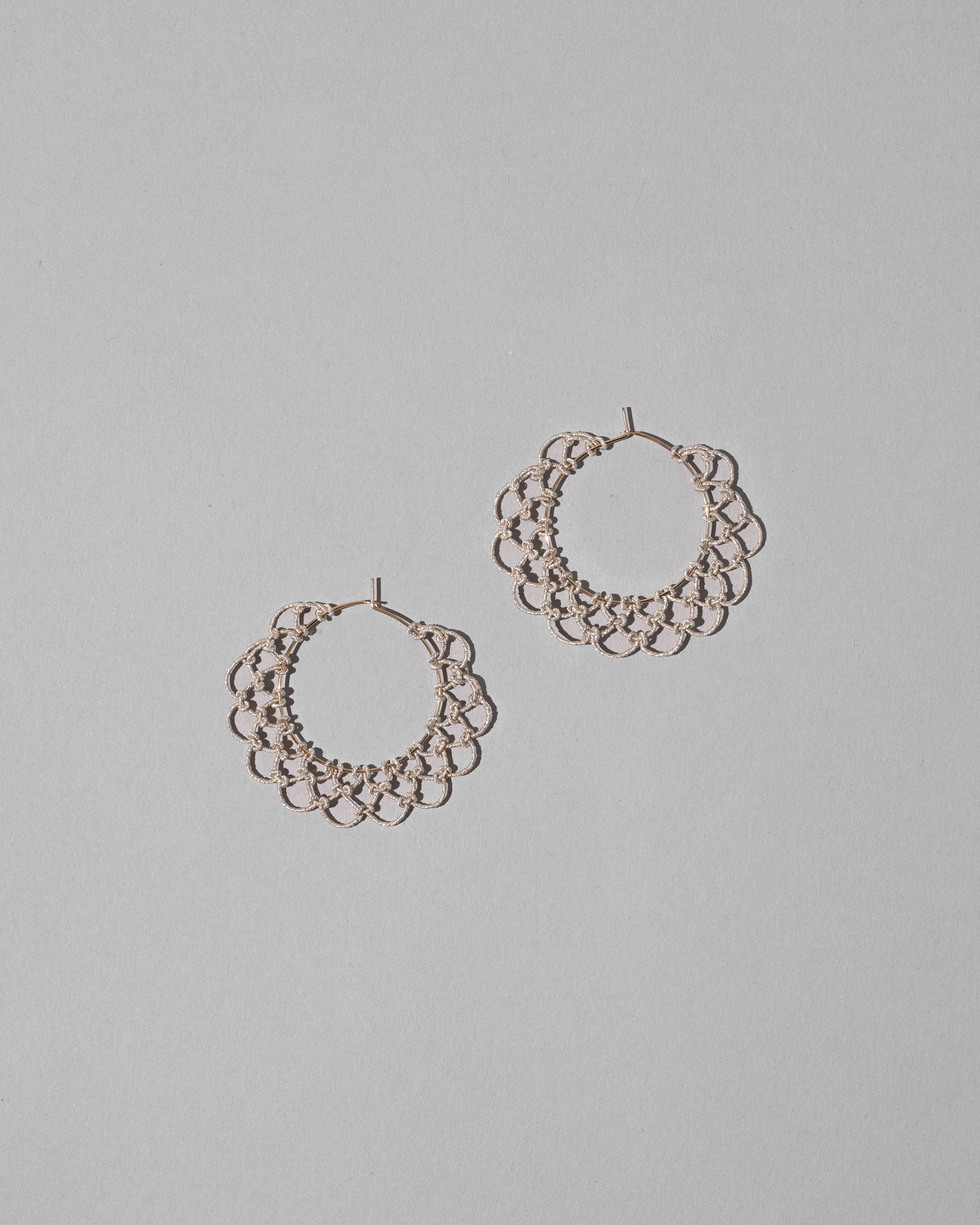 ARABESQUE Earrings HOOP SV mini – SIRI SIRI | シリシリ
