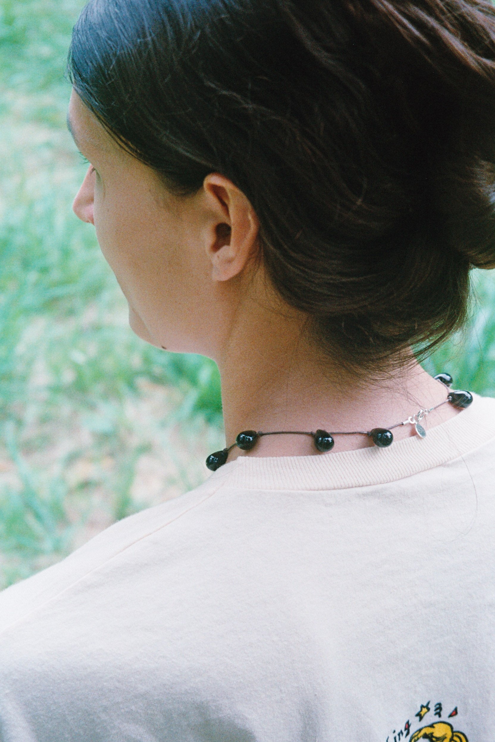 Noué necklace - Black / brown – Sisi Joia