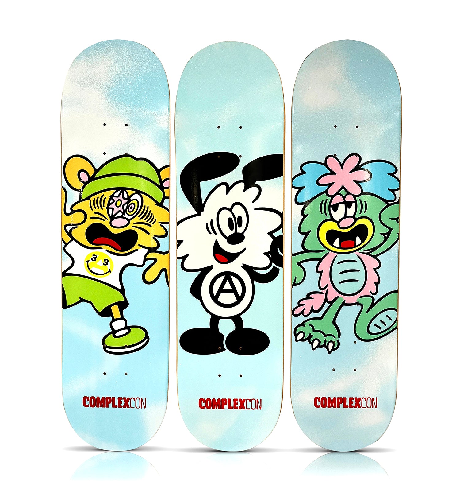 VERDY 'Girls Don't Cry' (2022) Triptych Skateboard Deck Set – Sk8