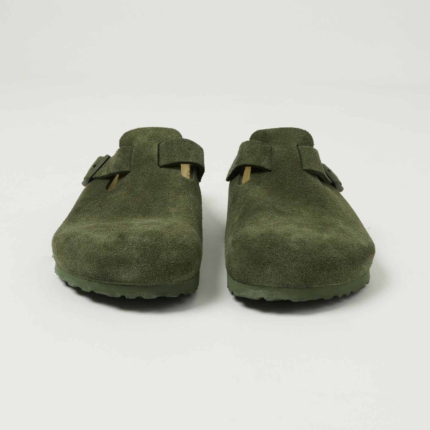 Birkenstock Boston Suede Leather Shoe - Thyme – SON OF A STAG
