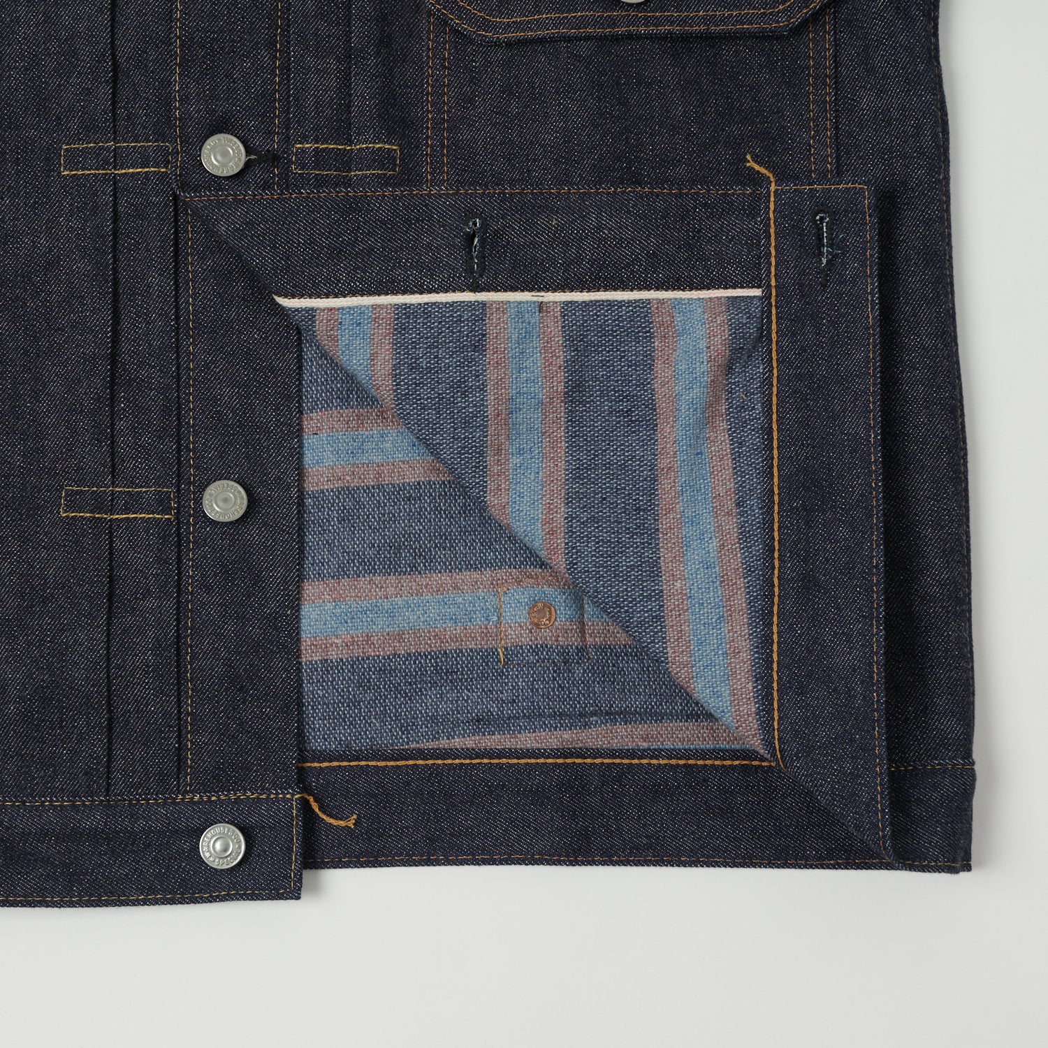Warehouse & Co 2001XX (2000XX) Blanket Lined Type-I Denim Jacket