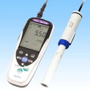 ポータブルマルチ水質計 MM-41DP/MM4-EC(1m)(電気伝導率)｜計測器