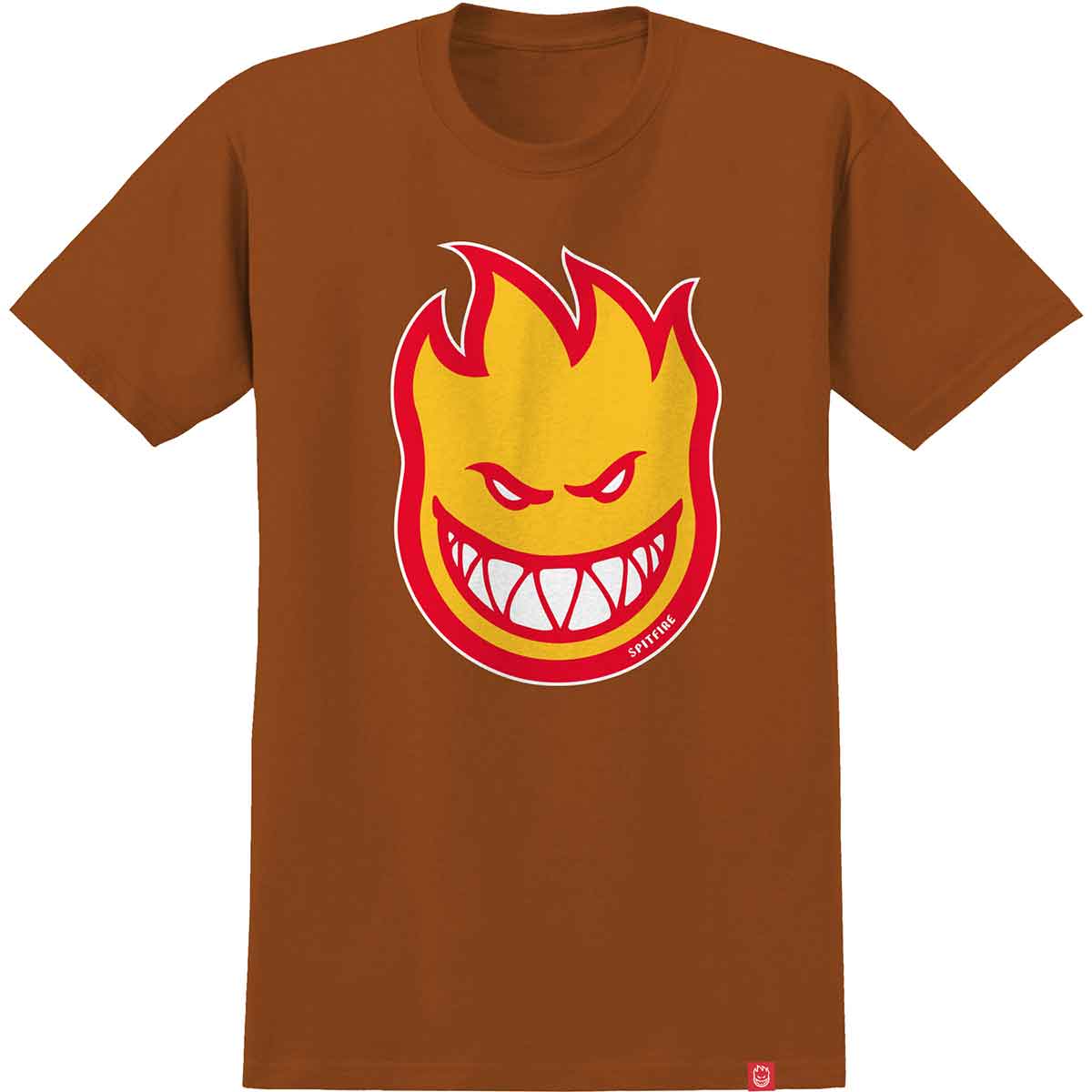 Spitfire Wheels Bighead Fill T-Shirt - Orange/Gold/Red | SoCal