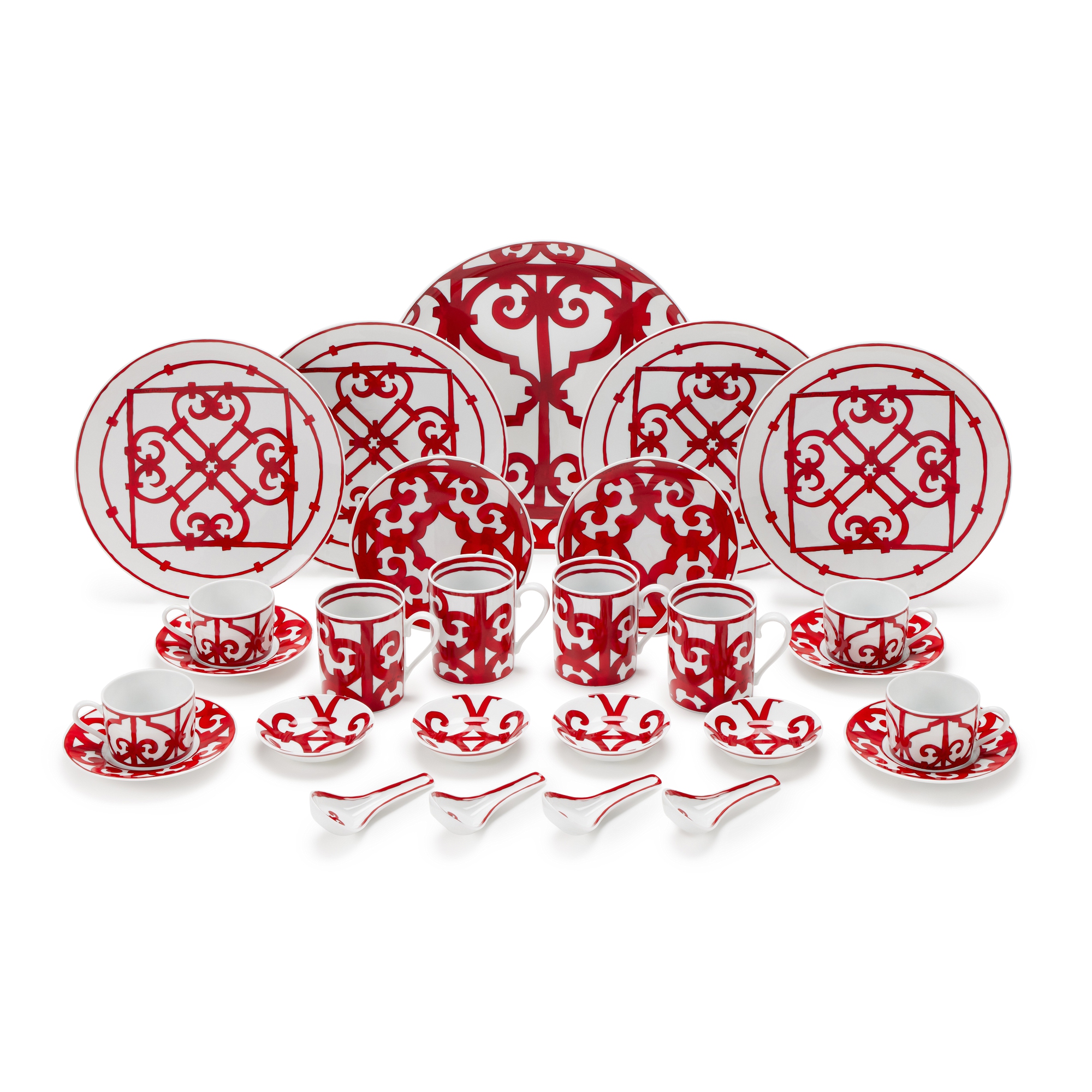 Hermès Balcon Du Guadalquivir Dining Set Available For Immediate