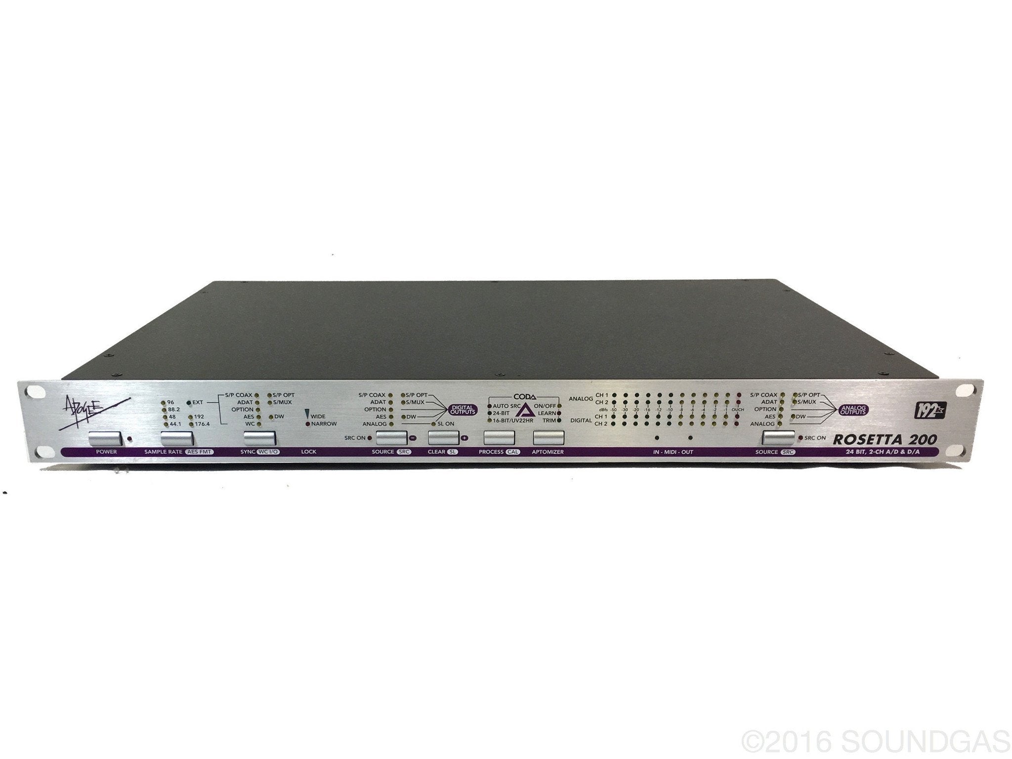APOGEE ROSETTA 200 - A/D D/A Converter FOR SALE – Soundgas