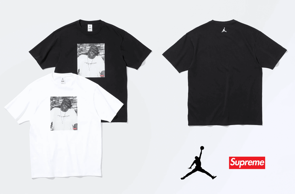 SLN Official - Supreme x Jordan Collab Taps Biggie for Photo Tee