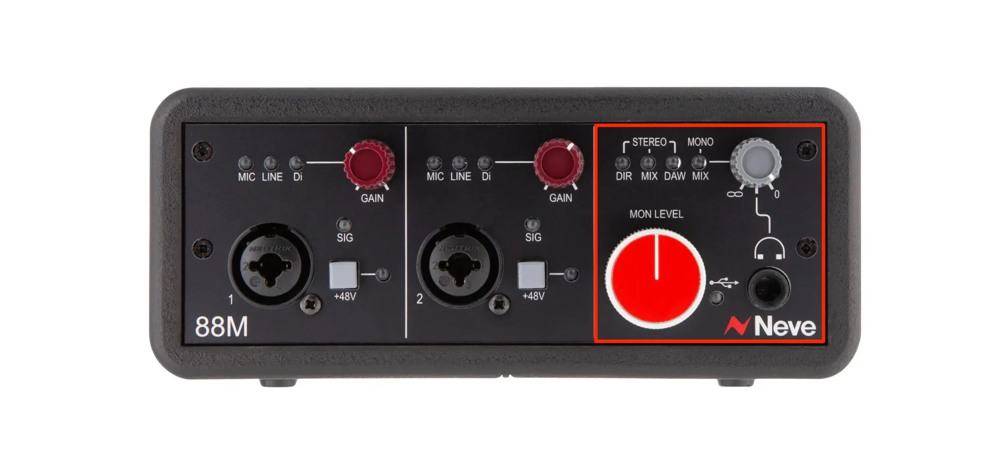 AMS Neve から遂にリリースされたオーディオインターフェイス「88M」の