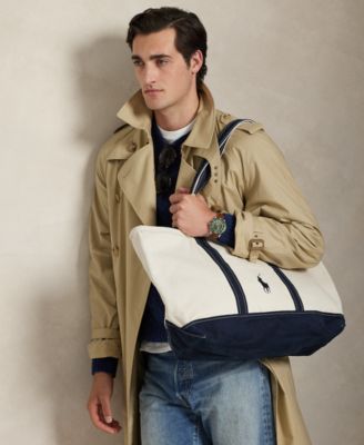 Polo Ralph Lauren Big Pony Canvas Spacious Tote Bag - Macy's