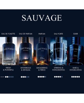 DIOR 3-Pc Sauvage Eau De Parfum and Travel Spray Gift Set - Macy's
