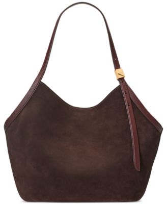 kate spade new york Deco Tulip Large Suede Tote Bag - Macy's