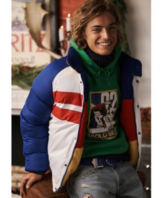 Polo Ralph Lauren Men's Reversible Down Bomber Jacket - Macy's