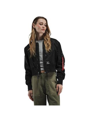 Alpha Industries Women's L-2B Cropped Gen II Flight Jacket W - Macy's