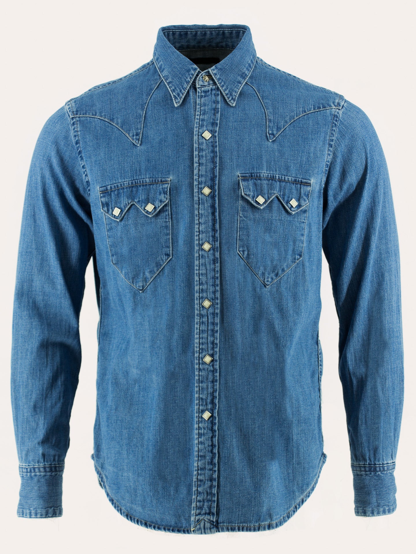 Sawtooth western shirt in denim – sneum.com