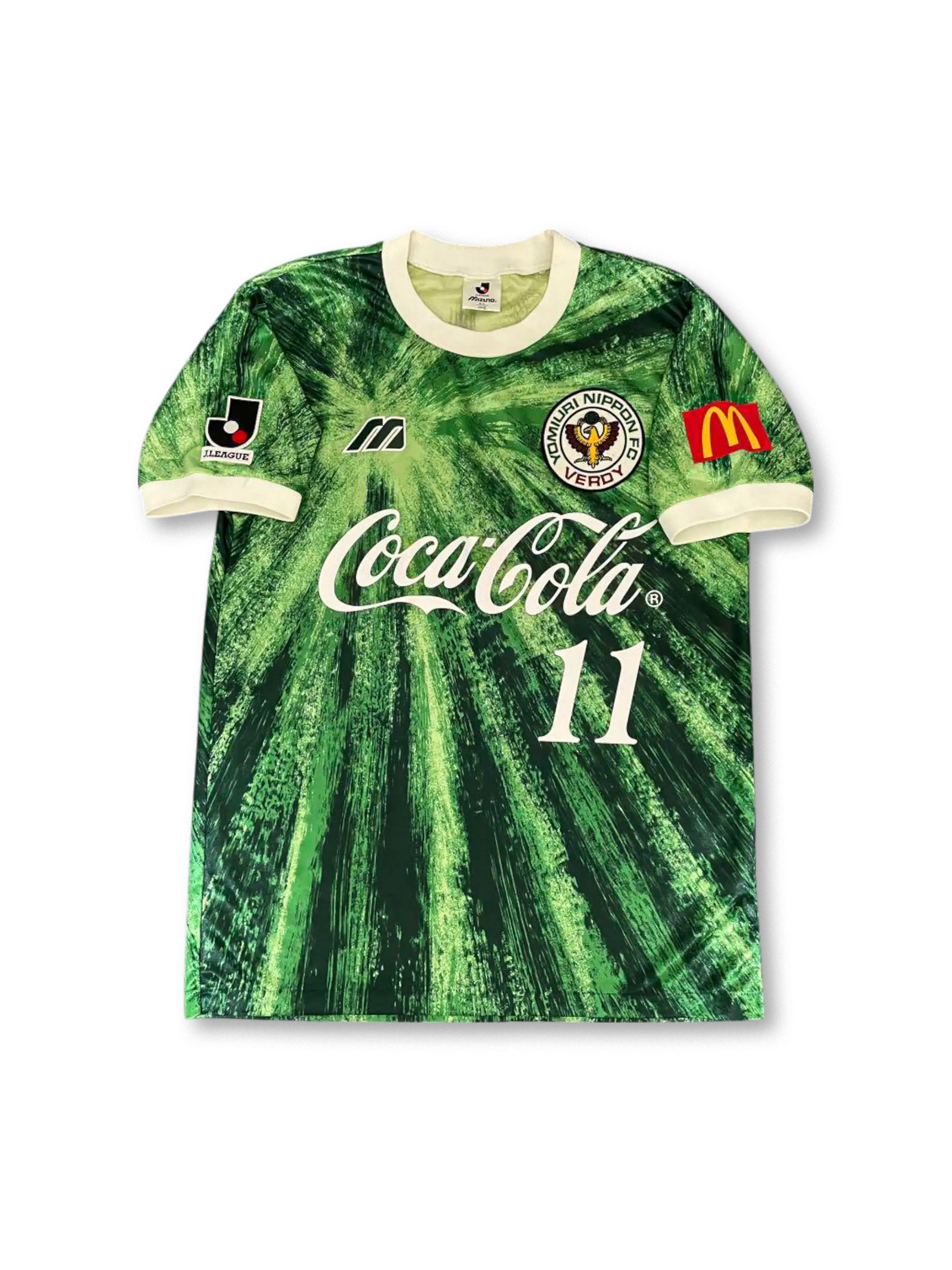 1993-94年 ヴェルディ川崎 ホーム マッチ仕様 シャツ 11番-KICKO – Kicko