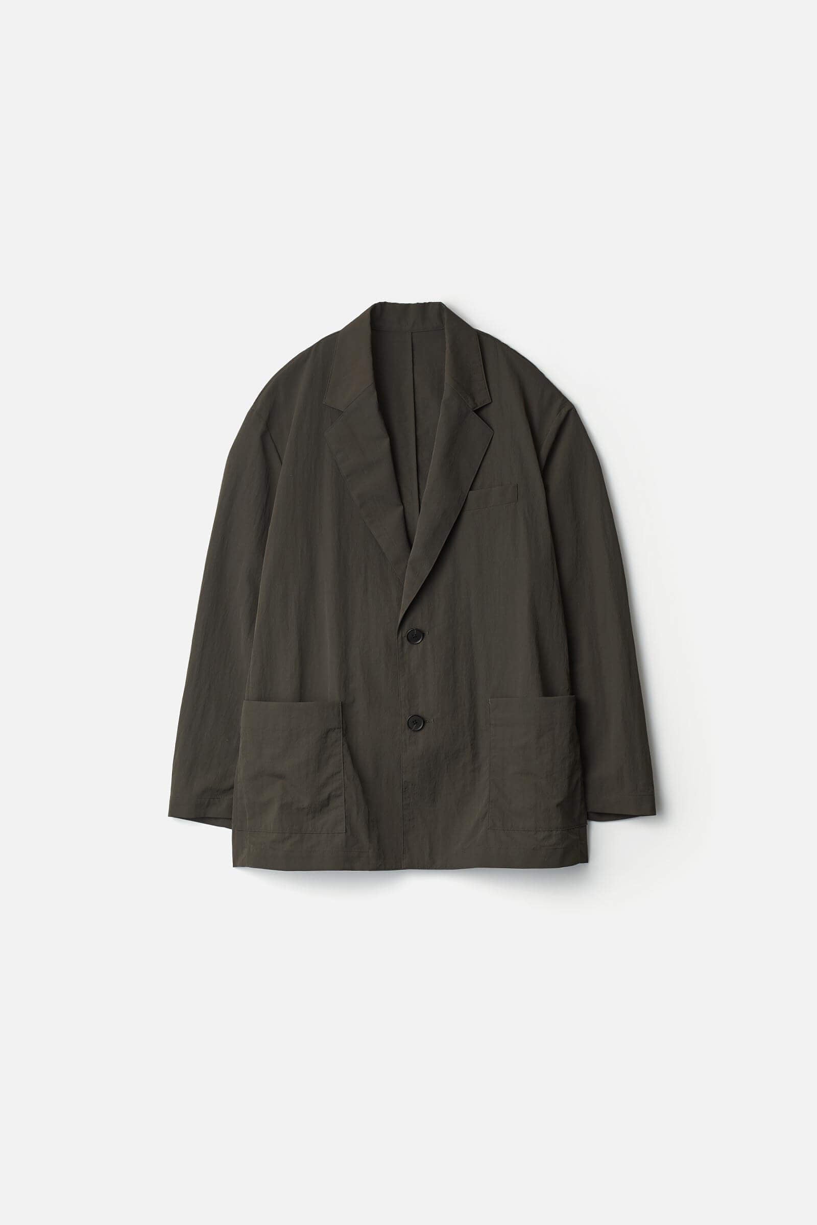 WINDPROOF NYLON SINGLE BREASTED JACKET – ssstein