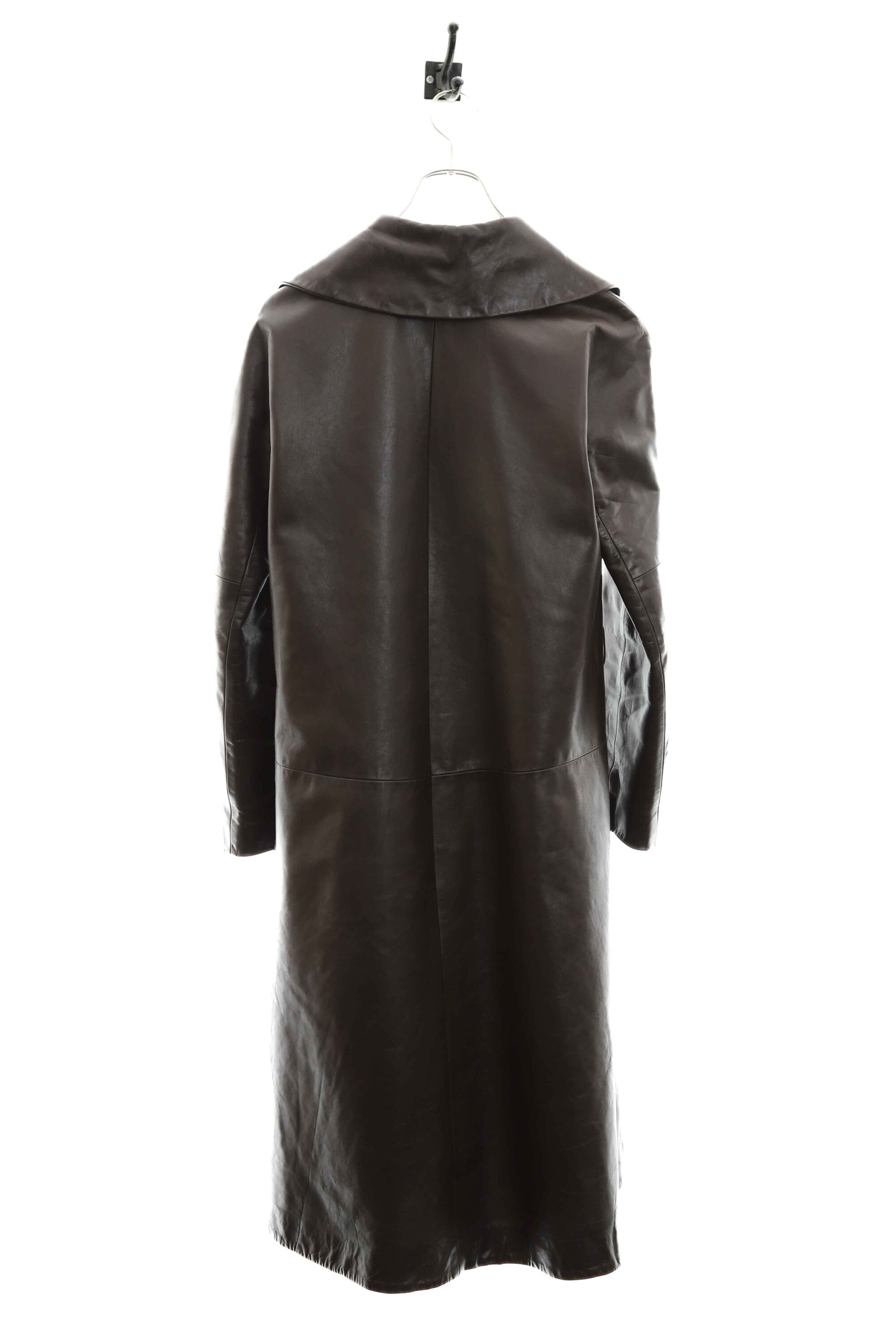 USED SALVATORE FERRAGAMO LEATHER COAT/M | 古着屋FERANTRACING【公式