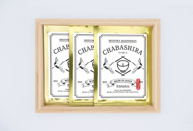 99％茶柱が立つ日本茶「Fortune Tea CHABASHIRA」（金箔入り）の