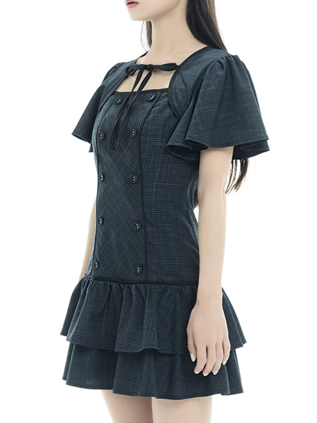 BUBBLES】フレアティアードワンピース | sparkling mall online store