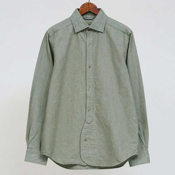 BRITISH OFFICERS SHIRT / DARK GREEN — SPEEDWAY