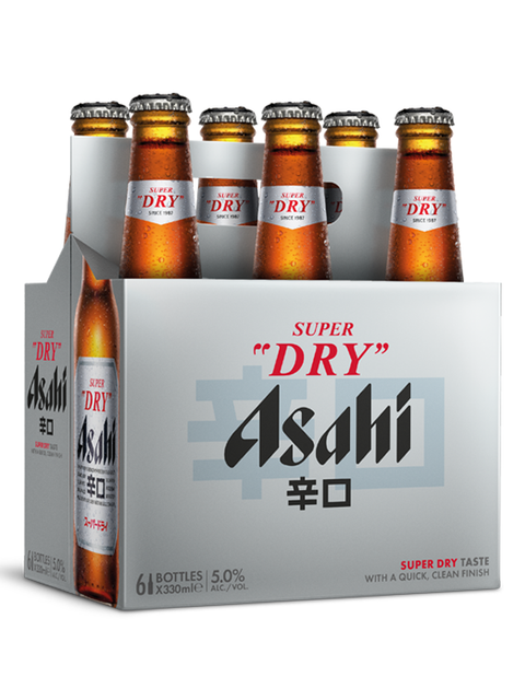 Asahi Super Dry 6 Pack Bottles – South Park Liquor