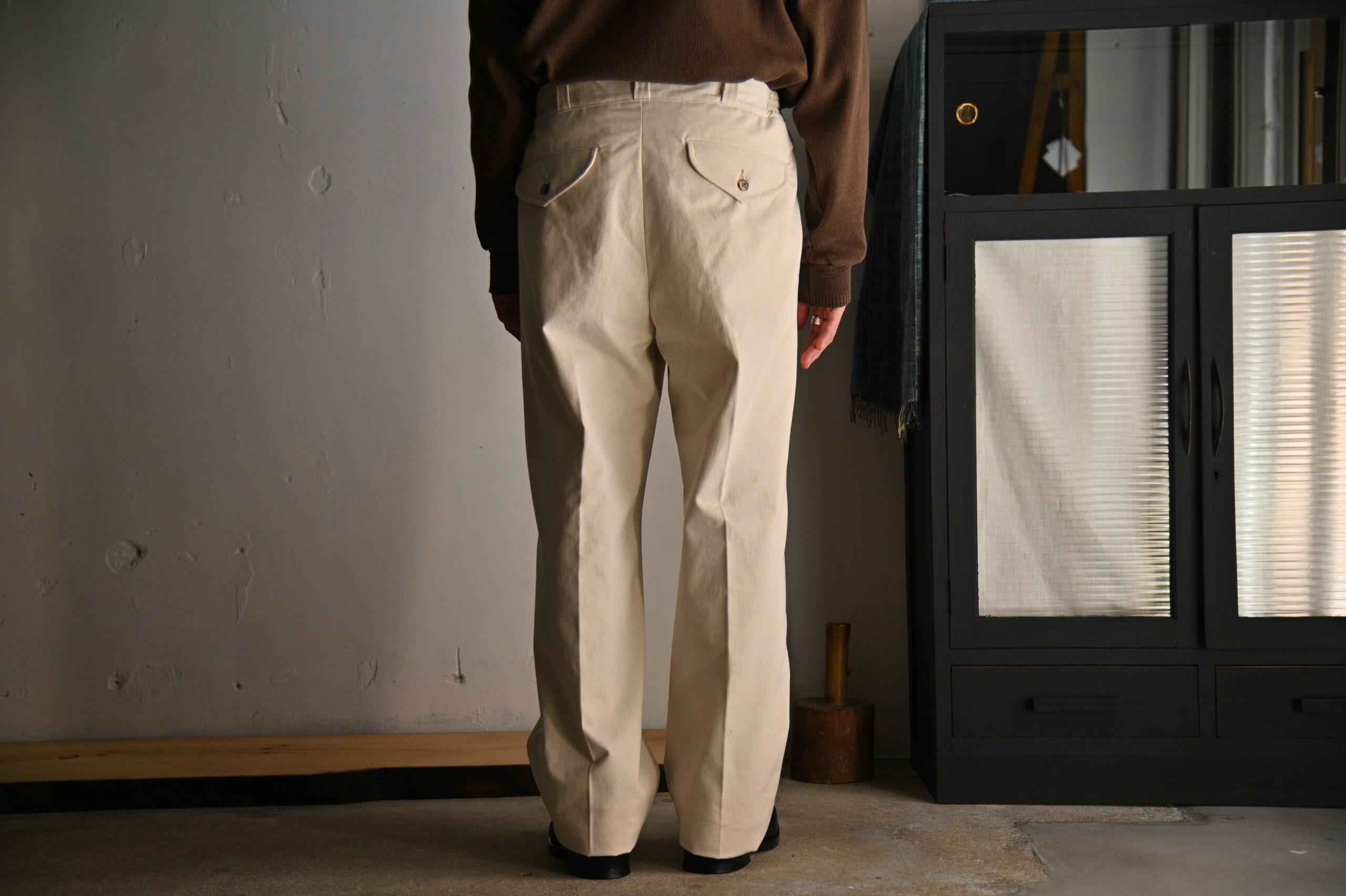 OLD JOE｜FRONT TUCK ARMY TROUSER- STOTELA clothing store