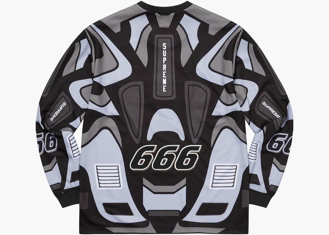 Supreme Decals Moto Jersey Black | Hype Clothinga