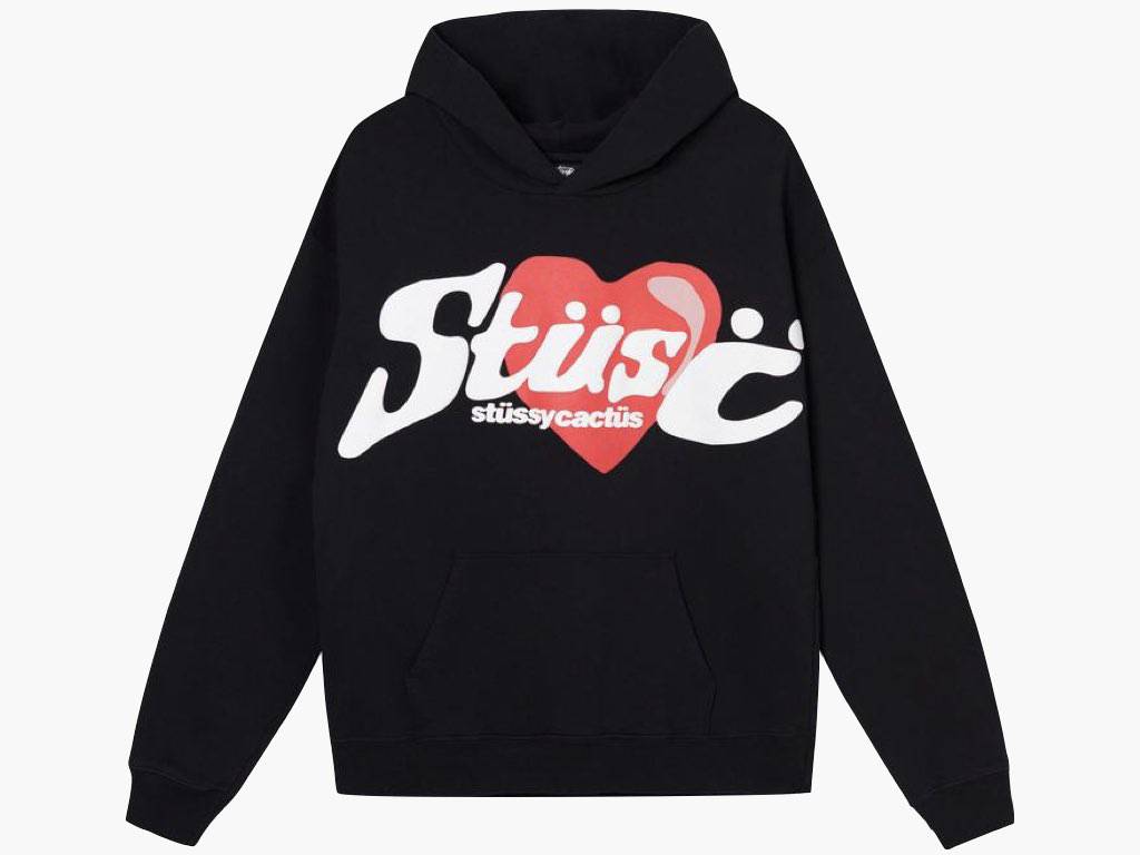 Stussy x CPFM Heart Hoodie Black | Hype Clothinga