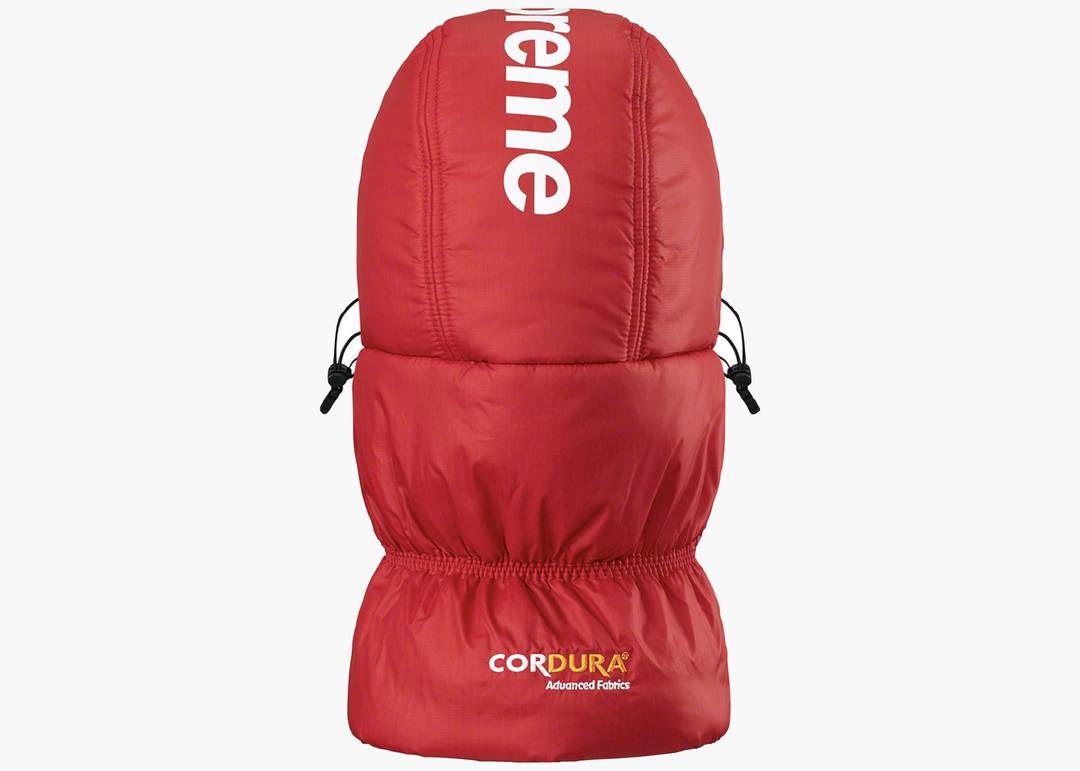 Supreme Cordura Puffer Balaclava Red | Hype Clothinga