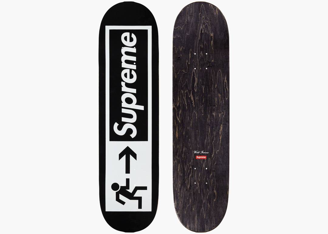 Supreme Exit Skateboard Deck Black