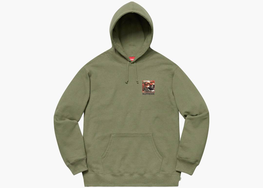Supreme / Butthole Surfers Hooded Sweatshirt Light Olive
