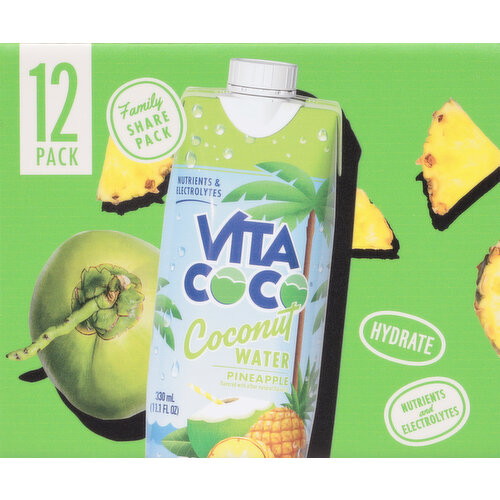 Vita Coco Coconut Water, Pineapple Flavored - Smart & Final