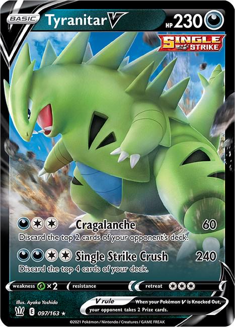 Tyranitar V #97 Prices | Pokemon Battle Styles | Pokemon Cards
