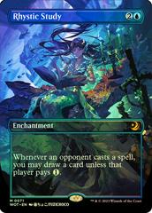 Rhystic Study [Borderless Foil] #71 Prices | Magic Wilds of