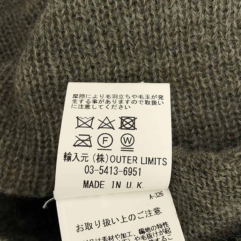 SEAMLESS ROLL NECK KNIT ウール シームレス ロールネック ニット