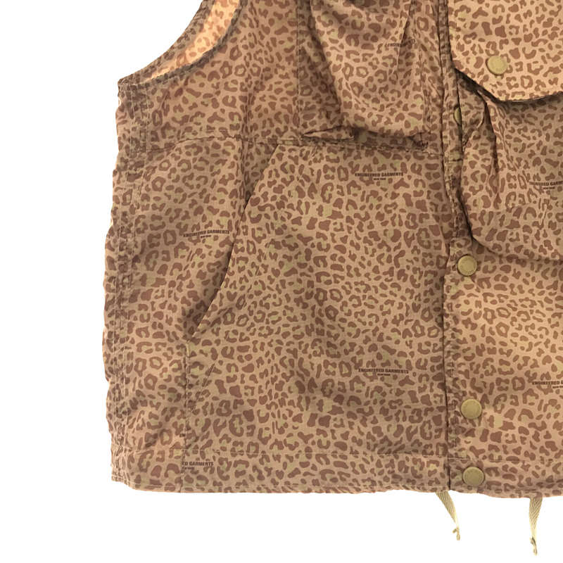 Cover Vest - Poly Leopard Print Ripstop / レオパード カバーベスト