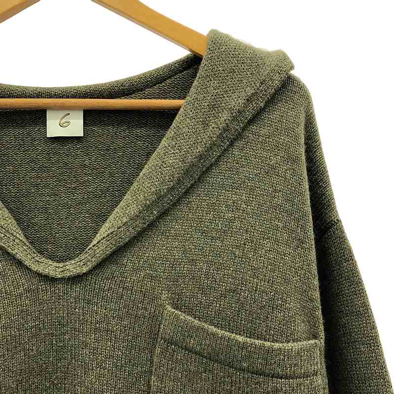 WOOL CASHMERE SAILOR COLLAR KNIT ウール カシミヤ セーラーカラー