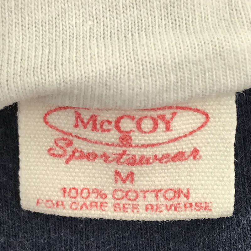 旧タグ McCOY Sportswear ヴィンテージ加工 リバーシブル プリント T