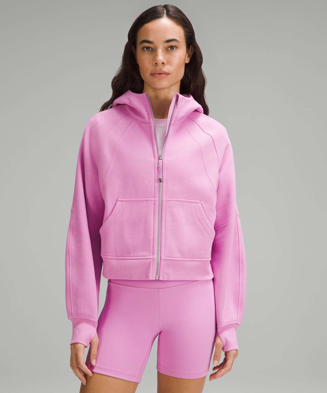 Lululemon Scuba Oversized Full-Zip Hoodie - Dahlia Mauve - lulu