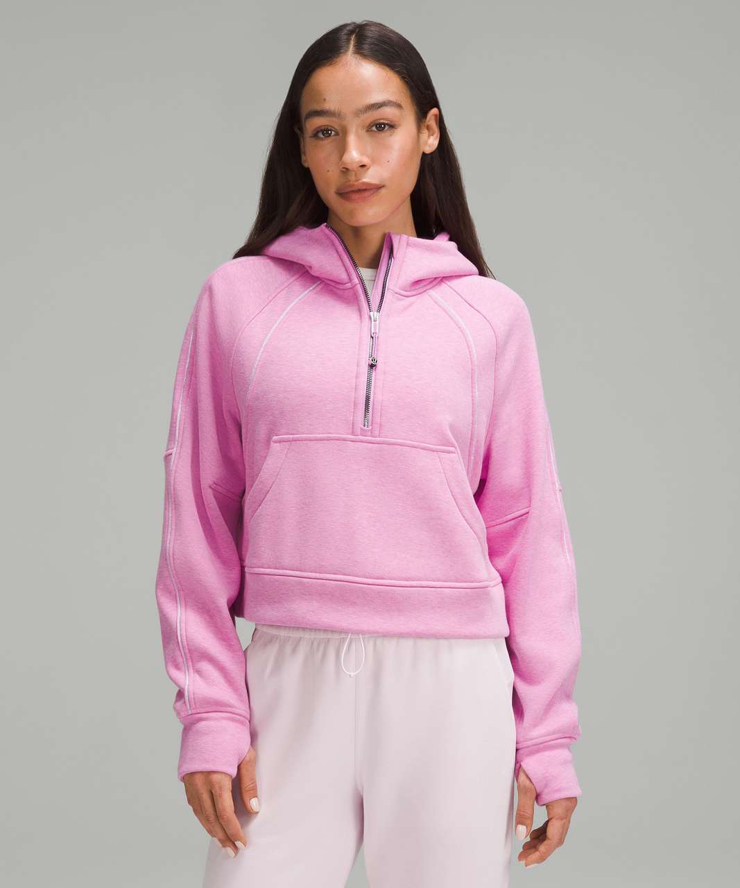 Lululemon Scuba Oversized Half-Zip Hoodie *Plush - Heathered