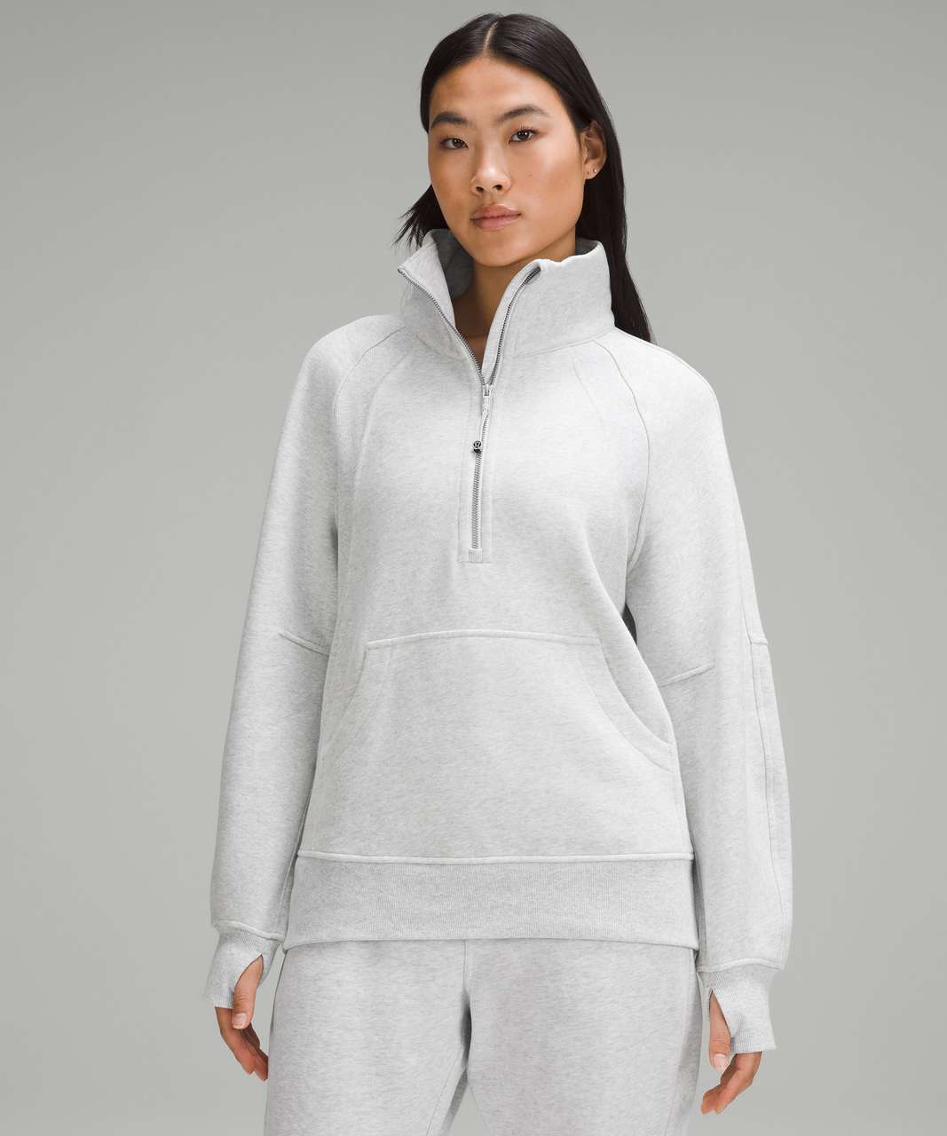 Lululemon Scuba Oversized Funnel-Neck Half Zip *Long - Heathered