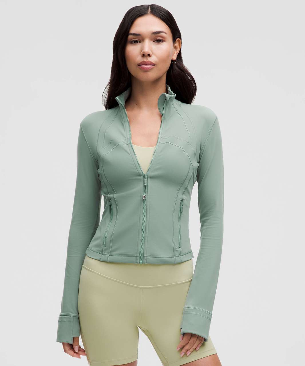 Lululemon Define Cropped Jacket *Nulu - Crater Blue - lulu fanatics
